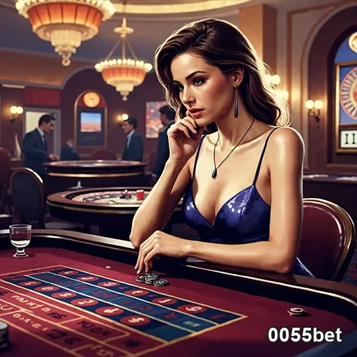 Imagem relacionada ao cassino do 0055bet com elementos de jogos de azar e apostas online no site 0055bet